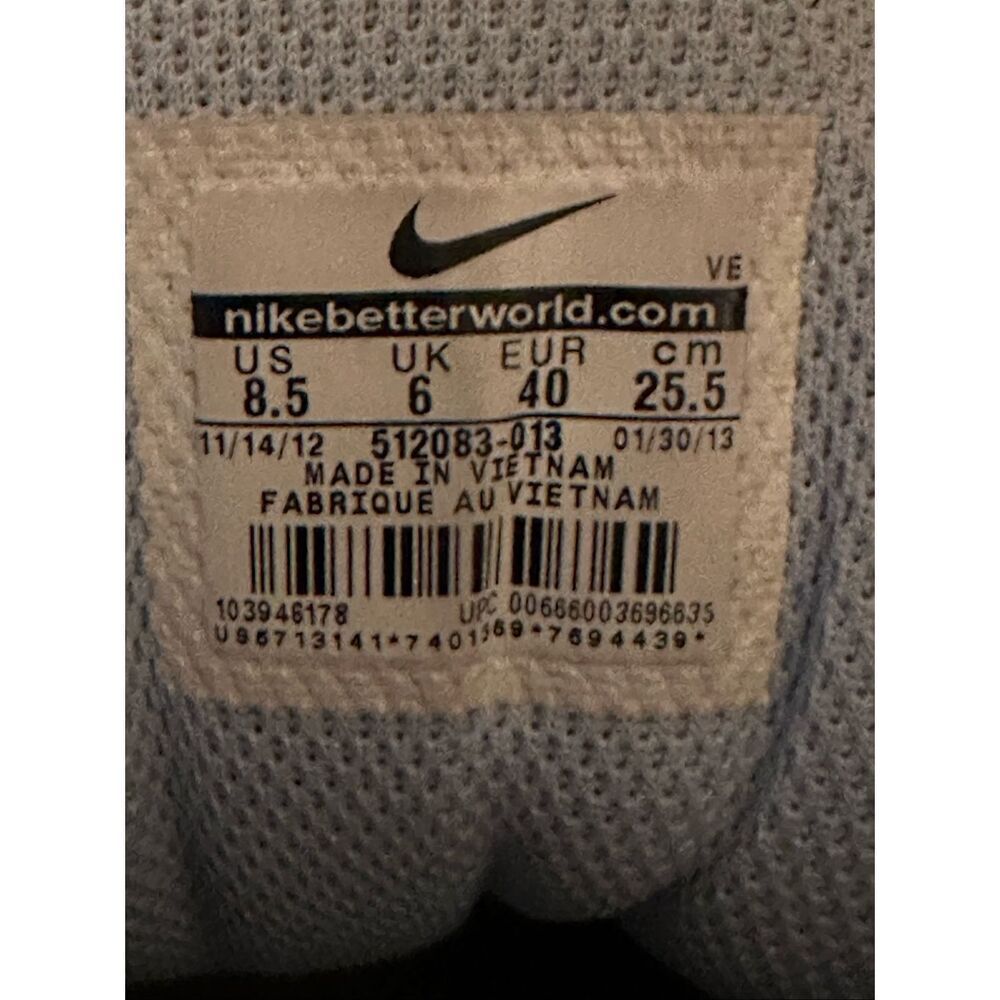 Women’s Nike Relentless 2 black and blue sneakers size 8.5 - Picture 5 of 6